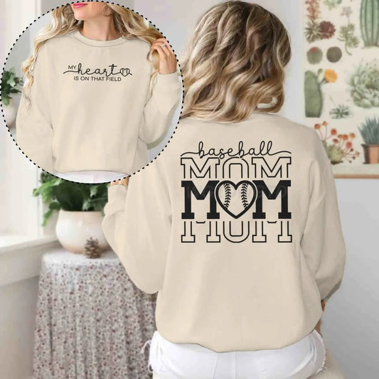 my heart is on that field crew sweatshirt
