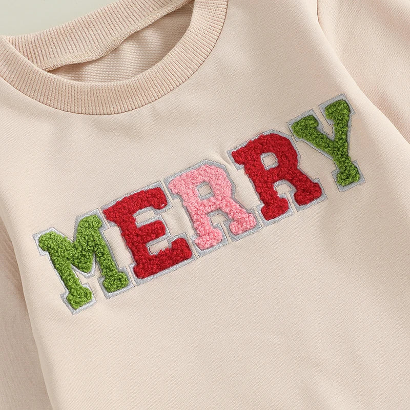 mama + mini merry matching crew sweatshirts