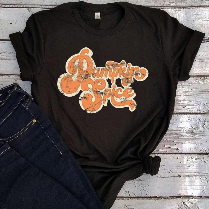 pumpkin spice t-shirt - basil boutique