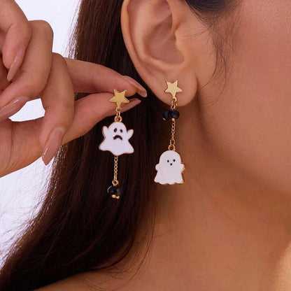 halloween dangle earrings - basil boutique