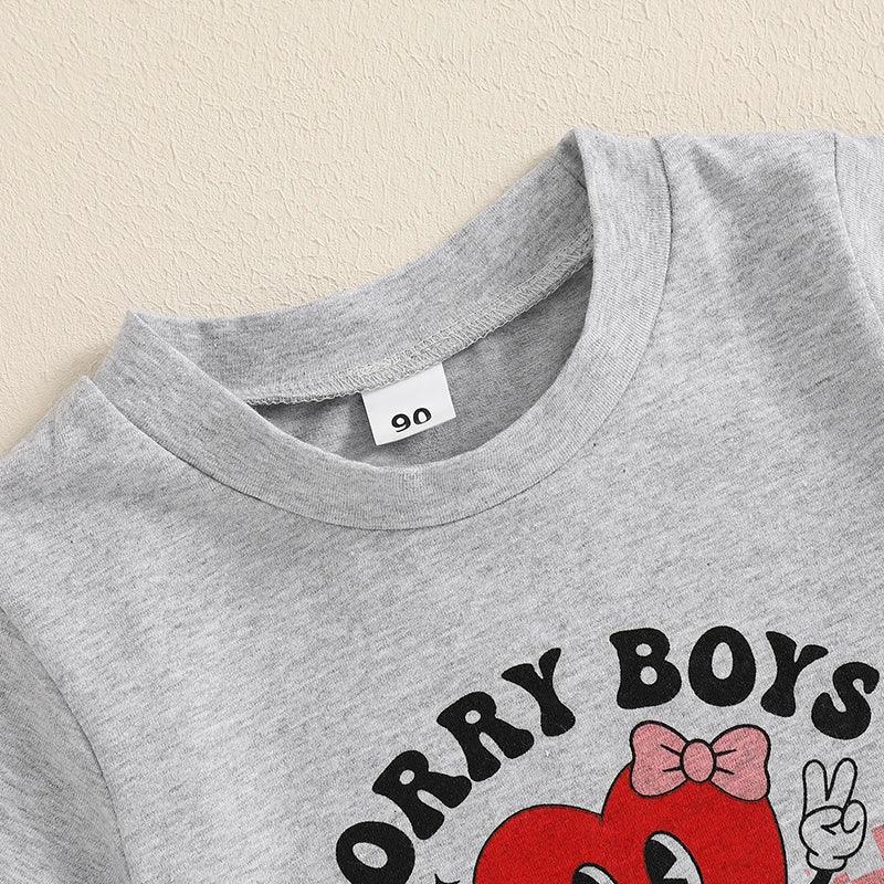 mama's valentine kids t-shirt