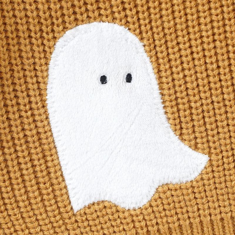 ghost knit kids sweater - basil boutique