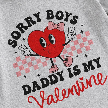 mama's valentine kids t-shirt