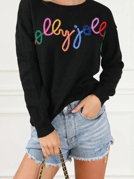 holly jolly crew sweater