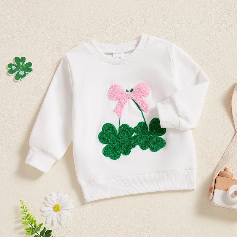 pair of shamrocks kids crew sweatshirt