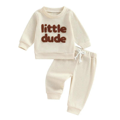 little dude kids outfit - basil boutique