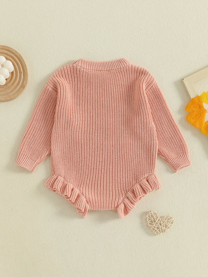 thank heaven for little girls ruffle onesie