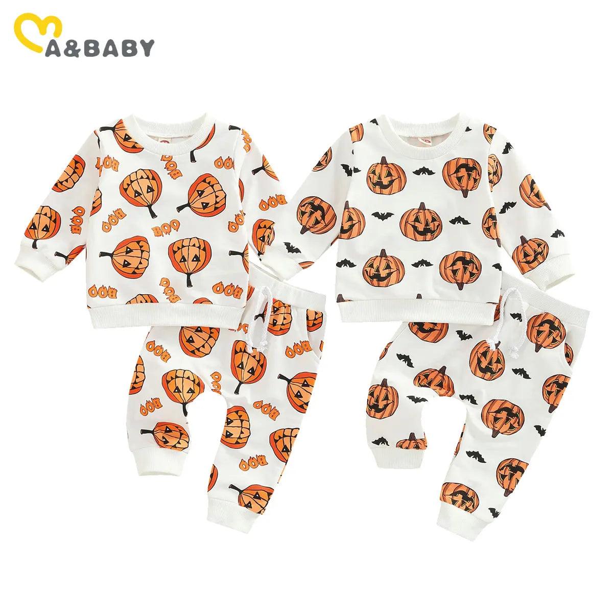 jack-o-lantern kids outfits - basil boutique