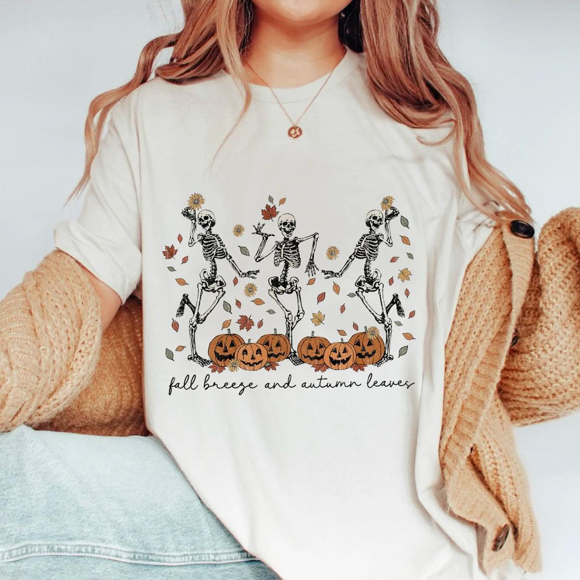 halloween retro t-shirts - basil boutique