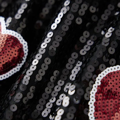 love is all around sequin top