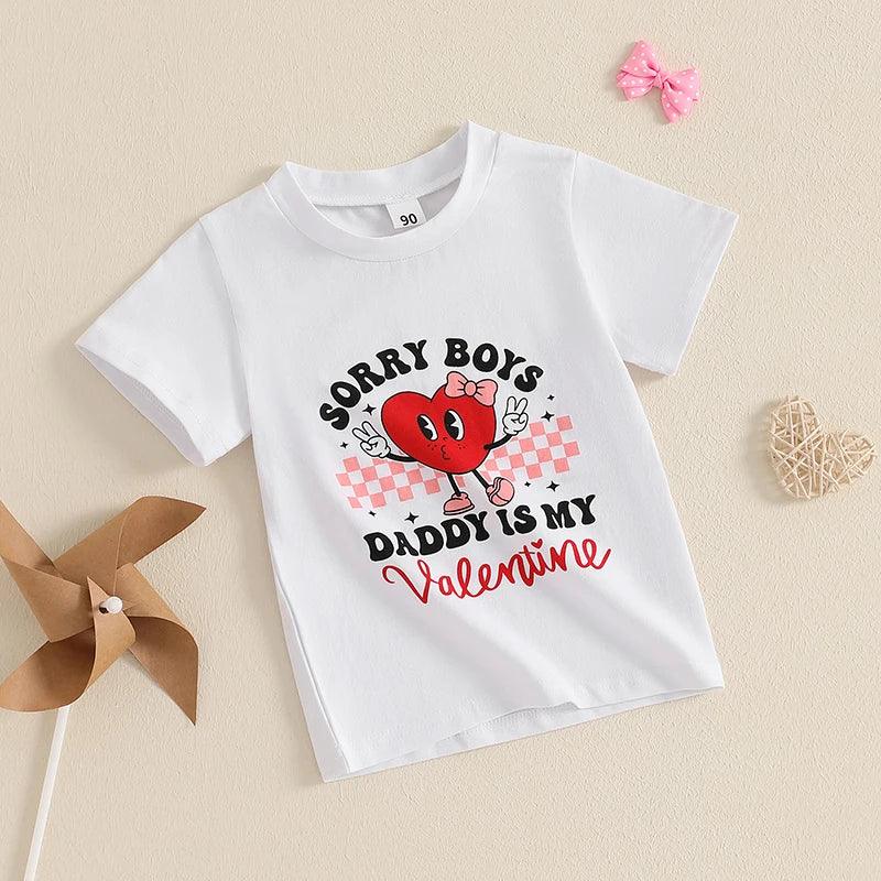 mama's valentine kids t-shirt