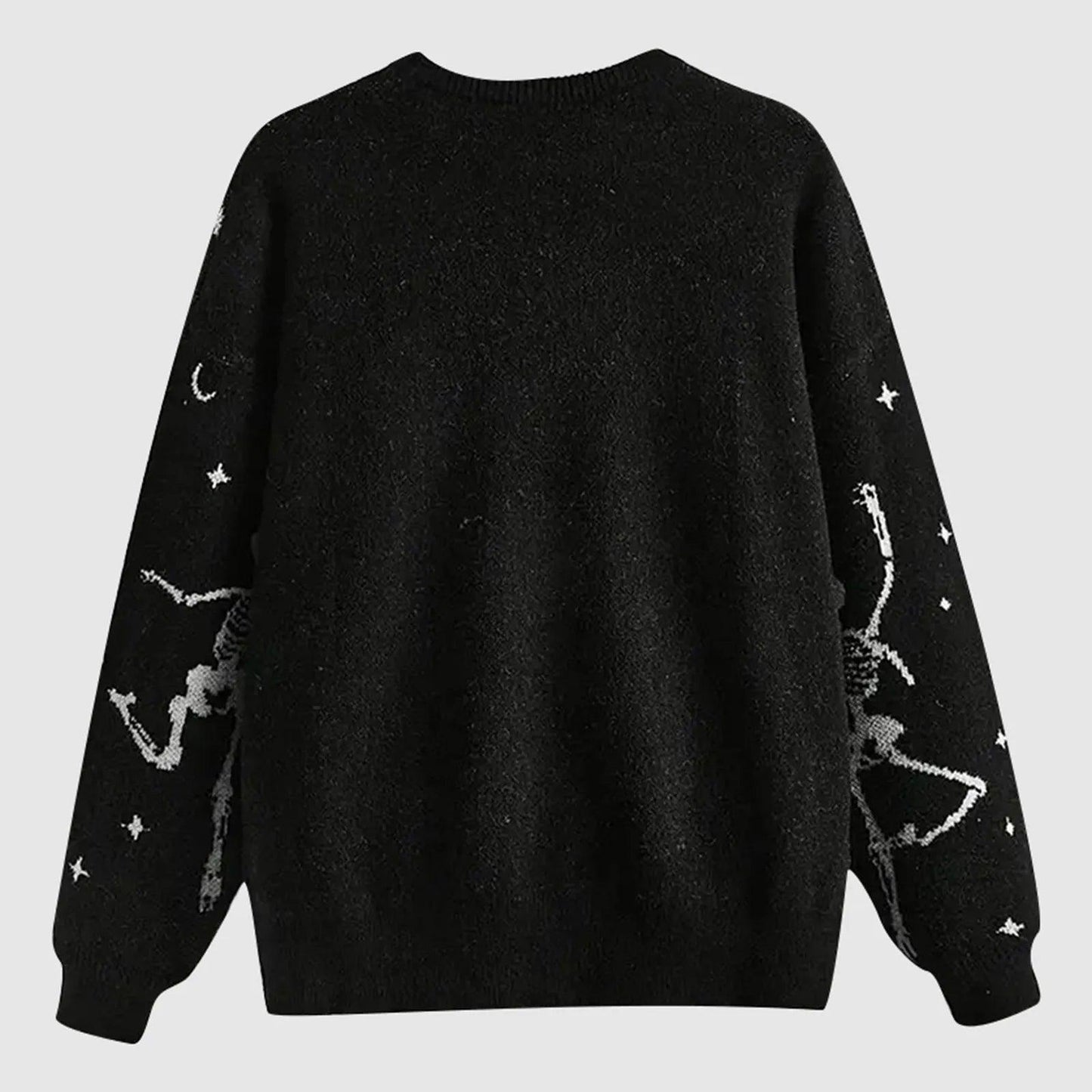 graveyard knit crew sweater - basil boutique