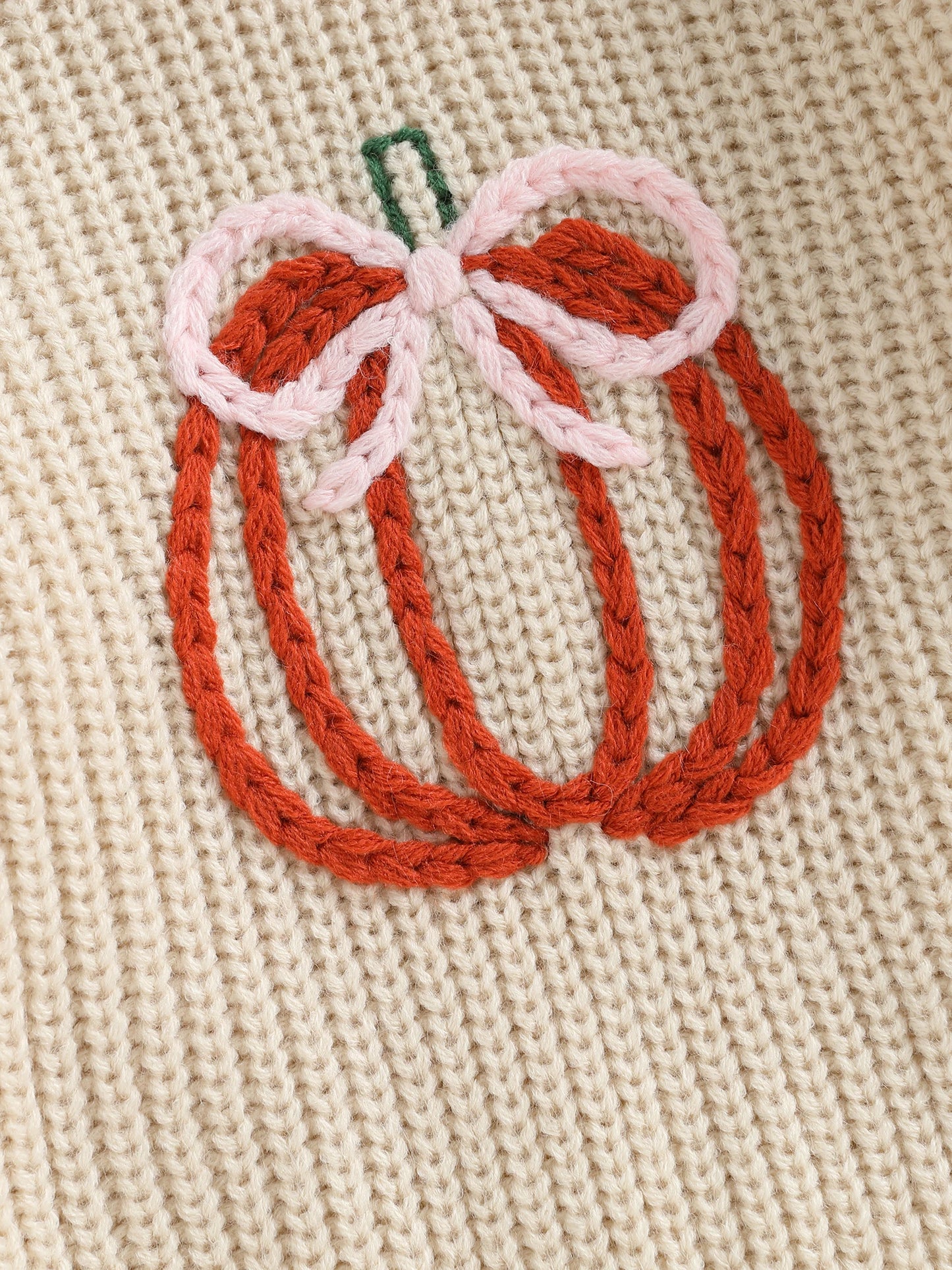 pretty pumpkin kids crew sweater