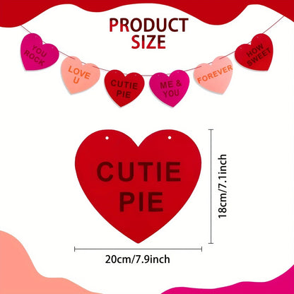 sweetheart felt banner