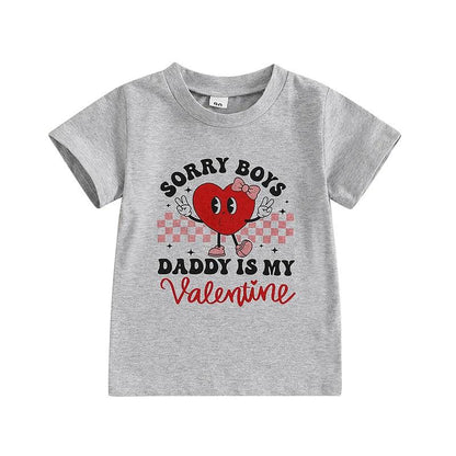 mama's valentine kids t-shirt