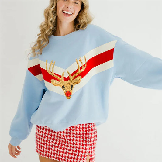 rudolph crew sweater