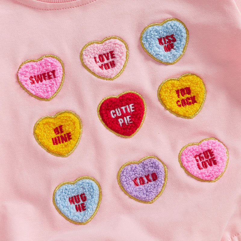 sweetheart candy onesie