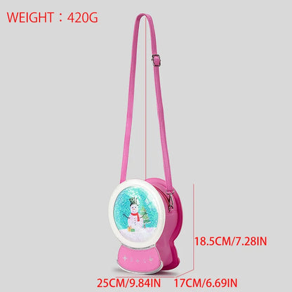 snow globe crossbody bag