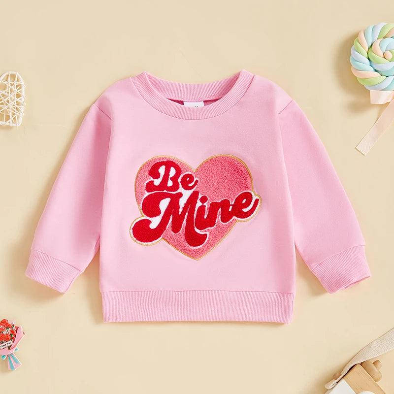 be mine retro kids crew sweatshirt