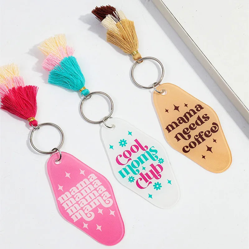 mama acryllic keychains