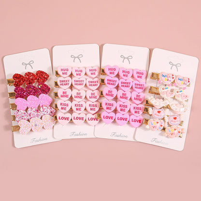 sweetheart hair clips