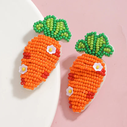 easter beaded earrings