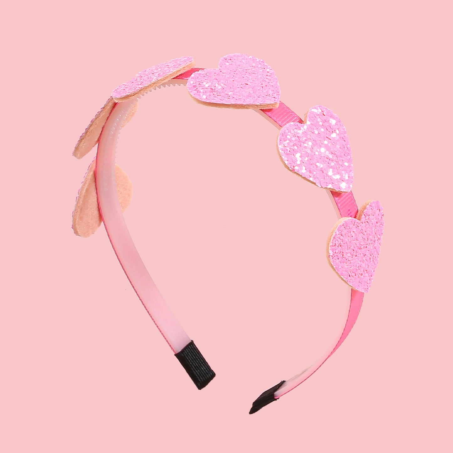 heart glitter headbands