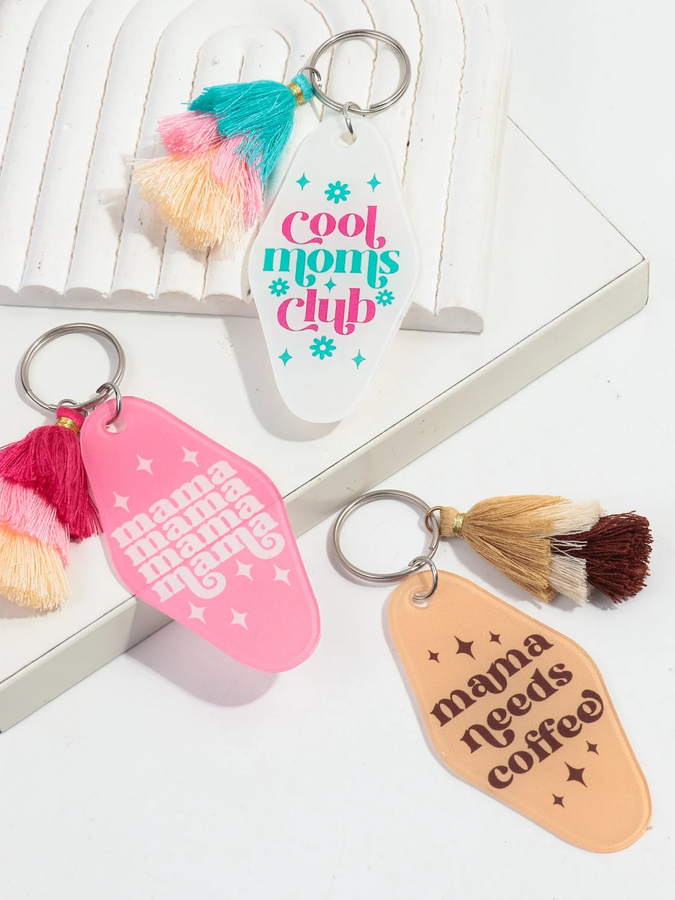 mama acryllic keychains
