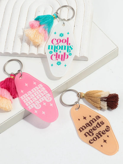 mama acryllic keychains