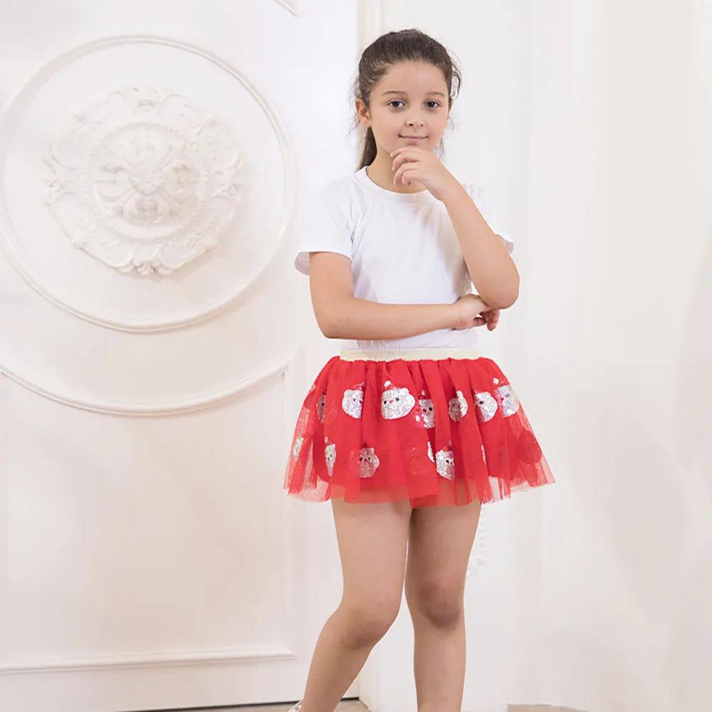 santa klaus kids tutu - basil boutique