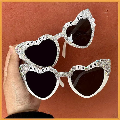 bride-to-be variety heart sunglasses - basil boutique