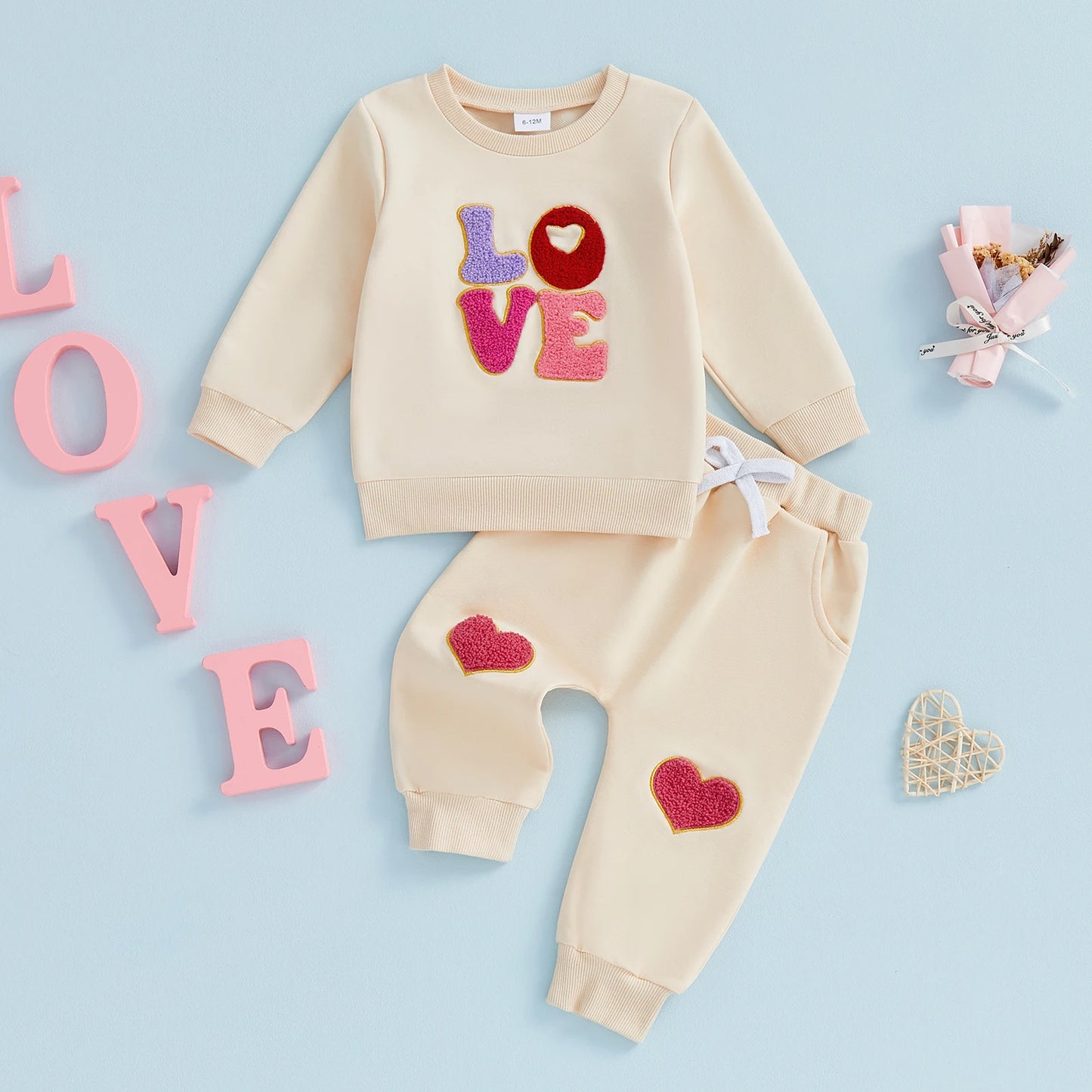 love patch kids outfit