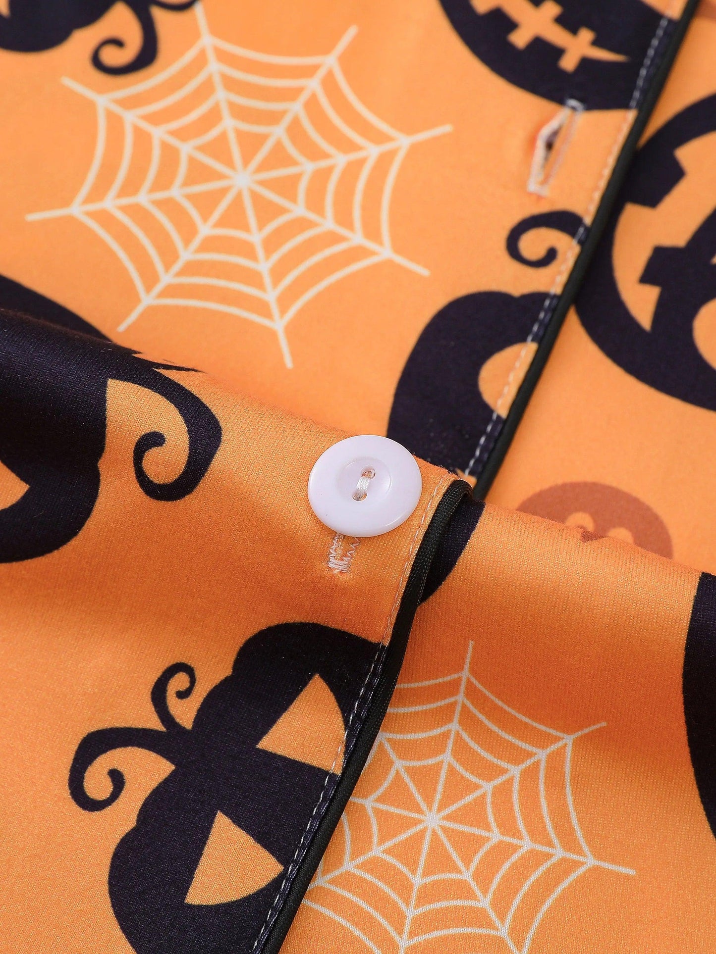 jack-o-lantern pajamas - basil boutique