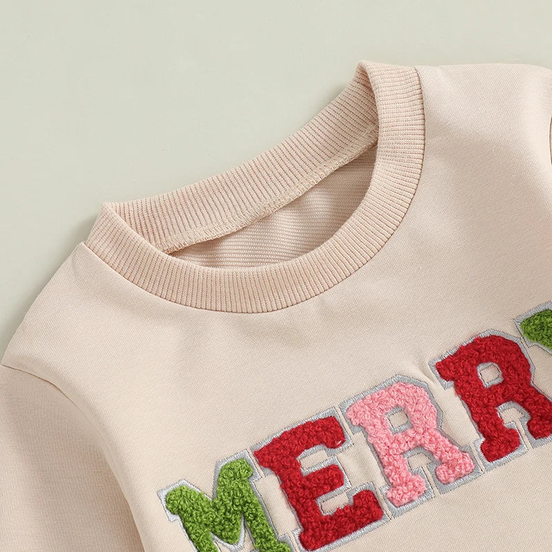 mama + mini merry matching crew sweatshirts