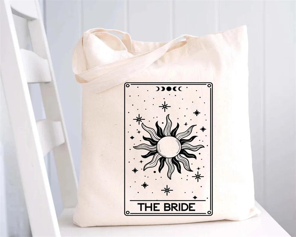 personalized celestial bridal party bags - basil boutique