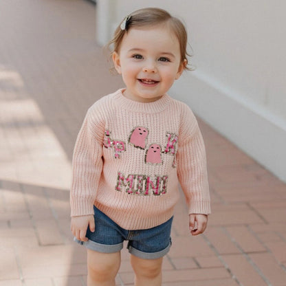 spooky mini kids crew sweater