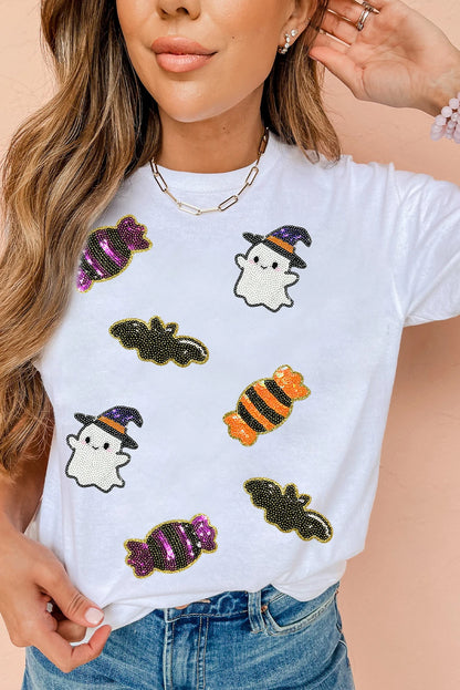 halloween spirit sequin tops