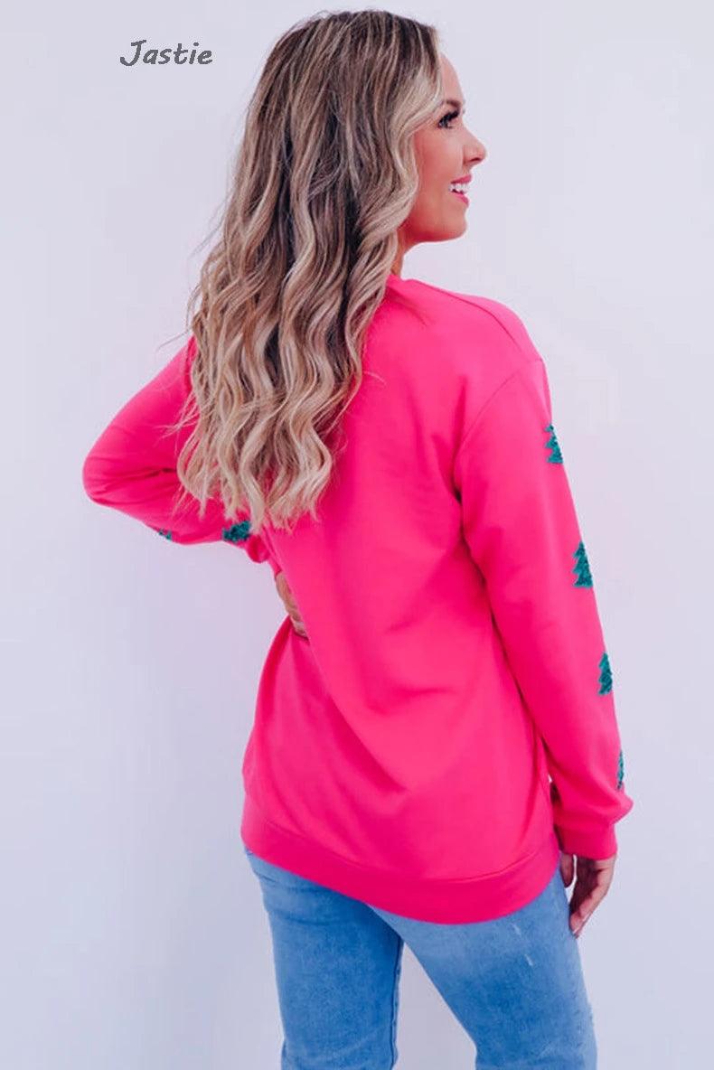 merry sequin long sleeve top - basil boutique