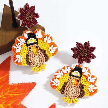 turkey beaded earrings - basil boutique