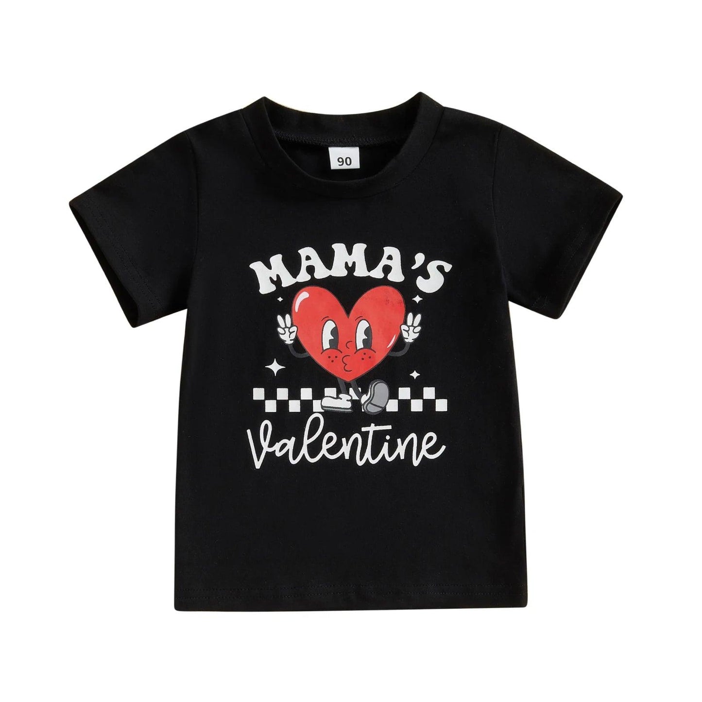 mama's valentine kids t-shirt