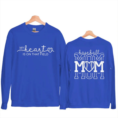 my heart is on that field crew sweatshirt