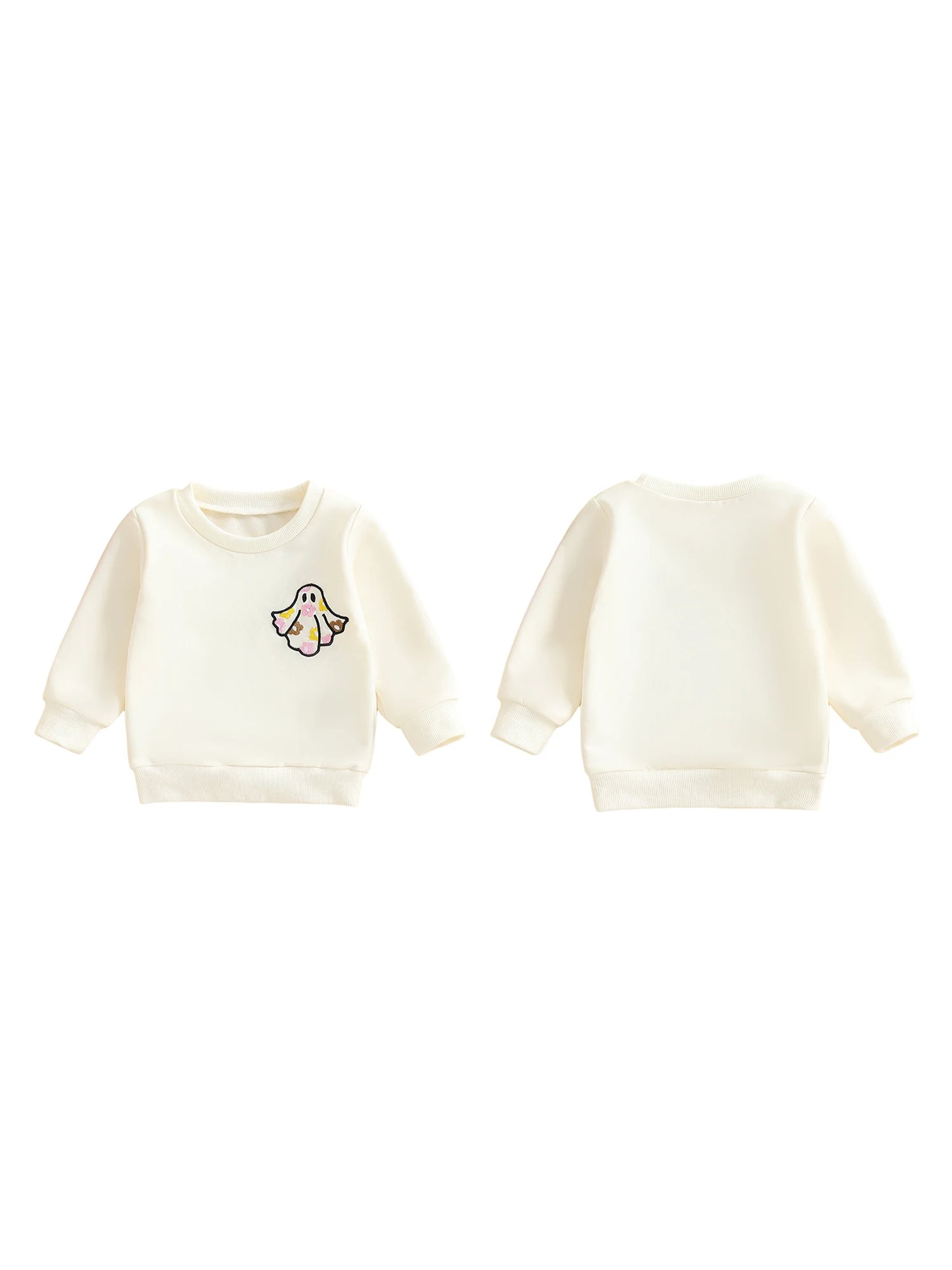 groovy ghost kids crew sweatshirt