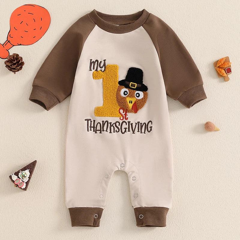 my 1st thanksgiving onesie - basil boutique