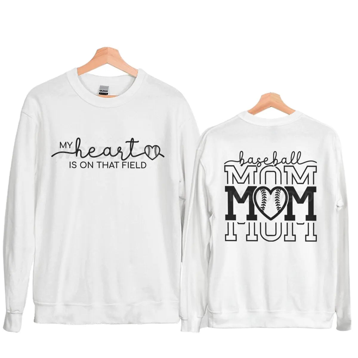 my heart is on that field crew sweatshirt