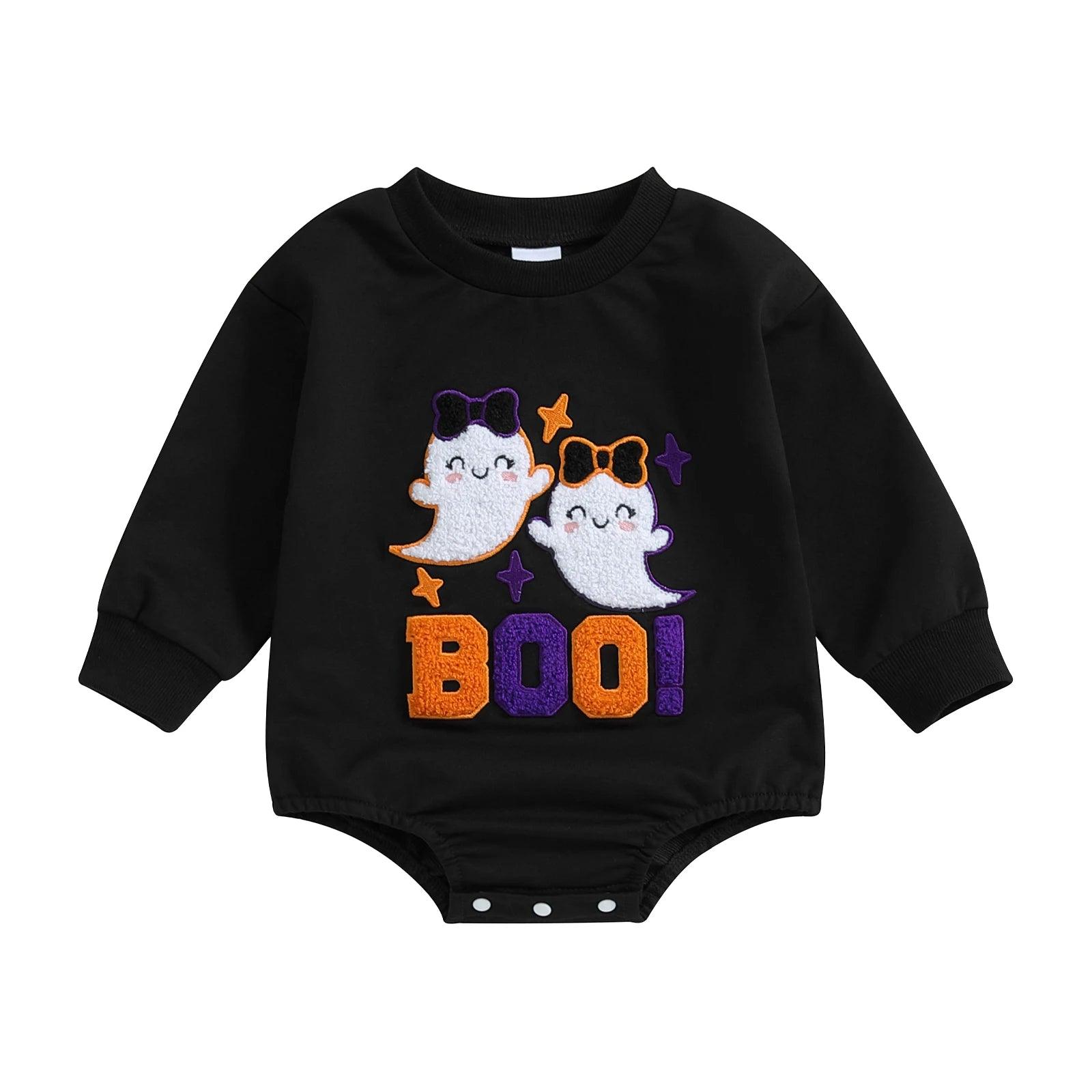 boo! ghost onesie - basil boutique