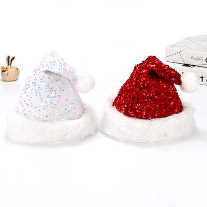 sequin santa hats - basil boutique