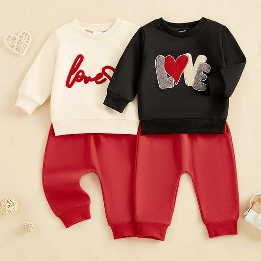 love valentine's kids outfit