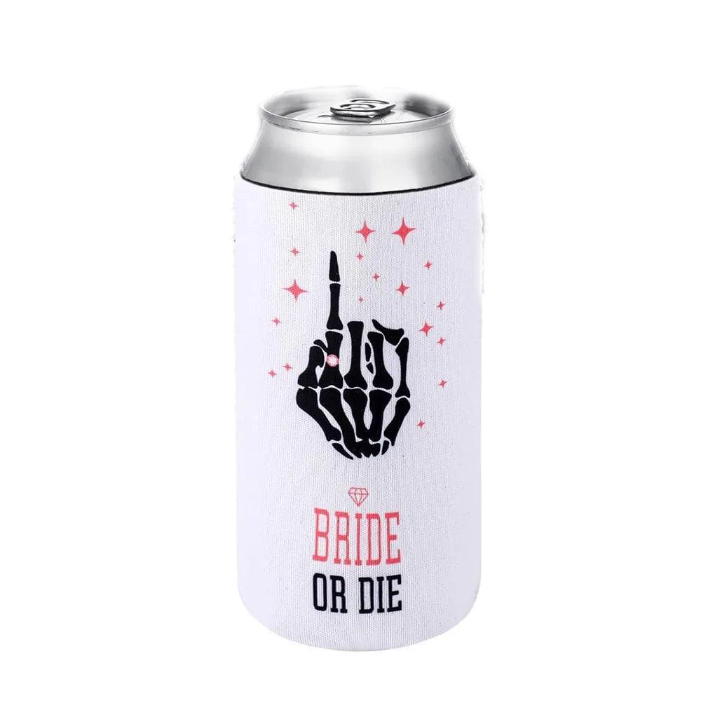 til death slim-fit koozies - basil boutique