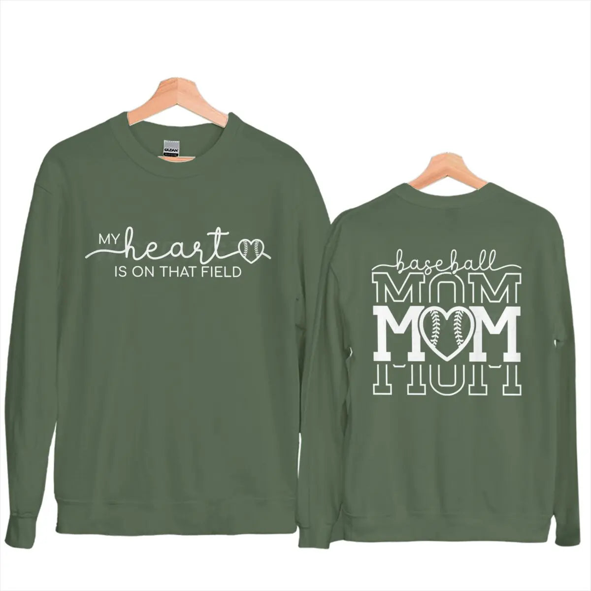 my heart is on that field crew sweatshirt