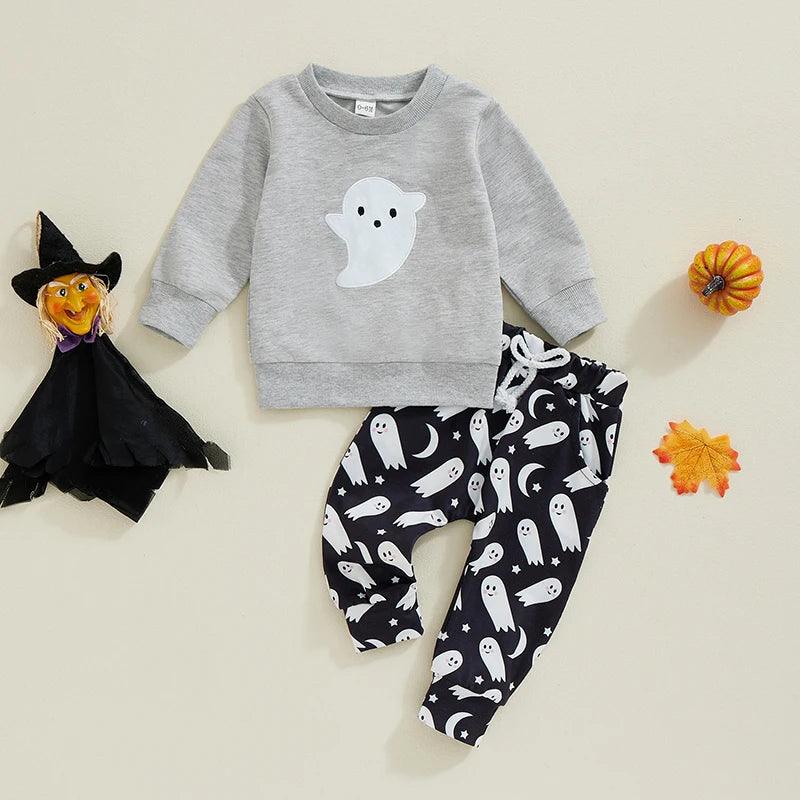 halloween time kids outfits - basil boutique